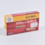 Sellier & Bellot .222 Rem. HPBT 52grs / 3