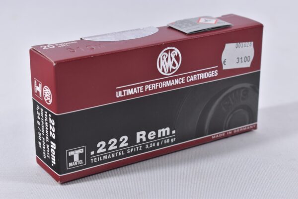 RWS .222 Rem. TMS 50grs / 3