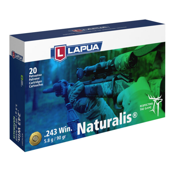 Lapua .243 Win. Naturalis 90grs / 5
