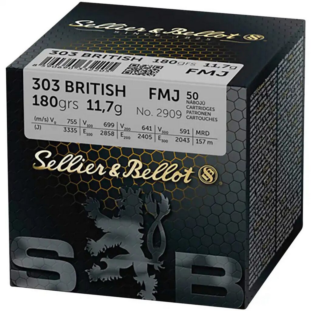 Sellier & Bellot .303 Brit FMJ 180grs / 11