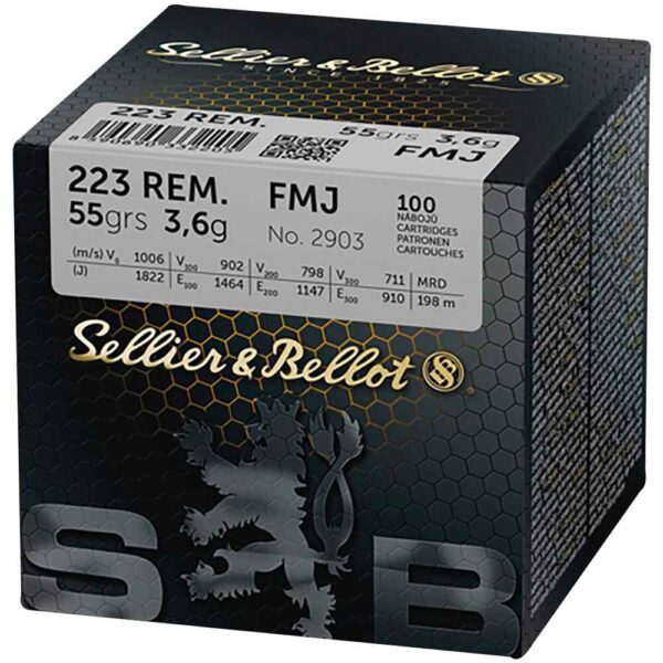 Sellier & Bellot .223 Rem FMJ 55grs / 3