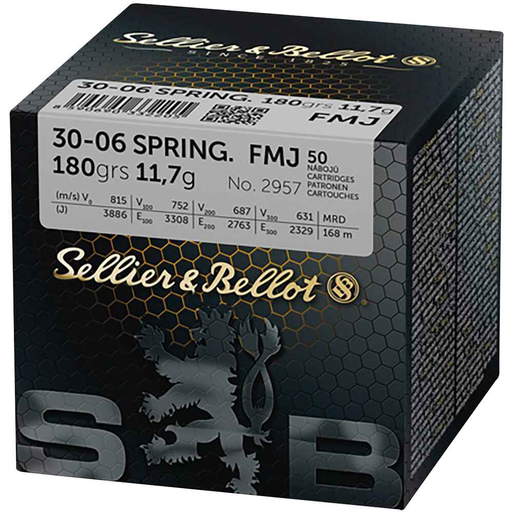 Sellier & Bellot .30-06 Spring. FMJ 180grs / 11 Sellier & Bellot .30-06 Spring. FMJ 180grs / 11