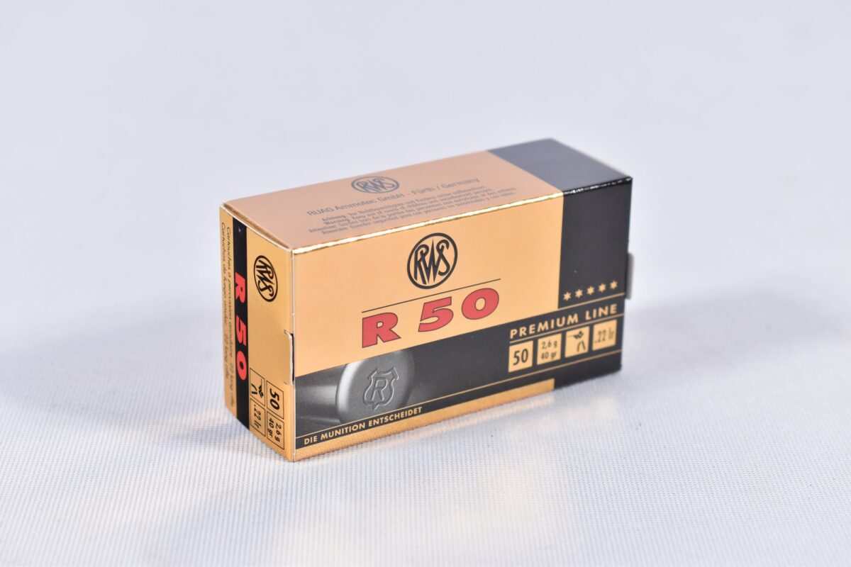 RWS .22 lr 50 Premium Line 40grs / 2 RWS .22 lr 50 Premium Line 40grs / 2