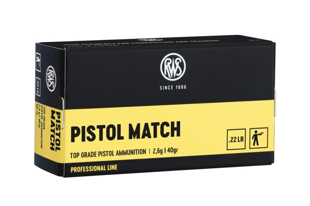 RWS .22 lr Pistol Match 40grs / 2