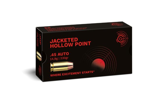 Geco .45 Auto JHP 230grs / 14