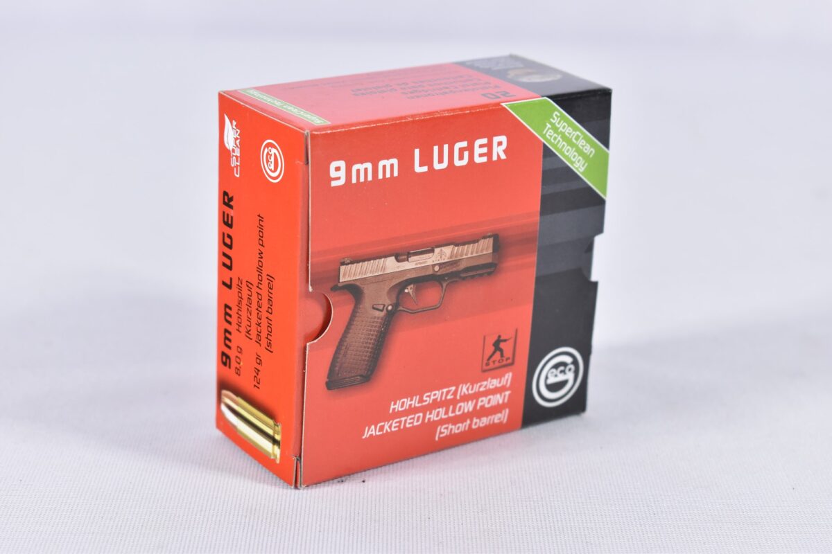 Geco 9mm Luger JHP 124grs / 8 Geco 9mm Luger JHP 124grs / 8