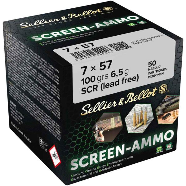 Sellier & Bellot 7x57 Screen-Ammo 100grs / 6