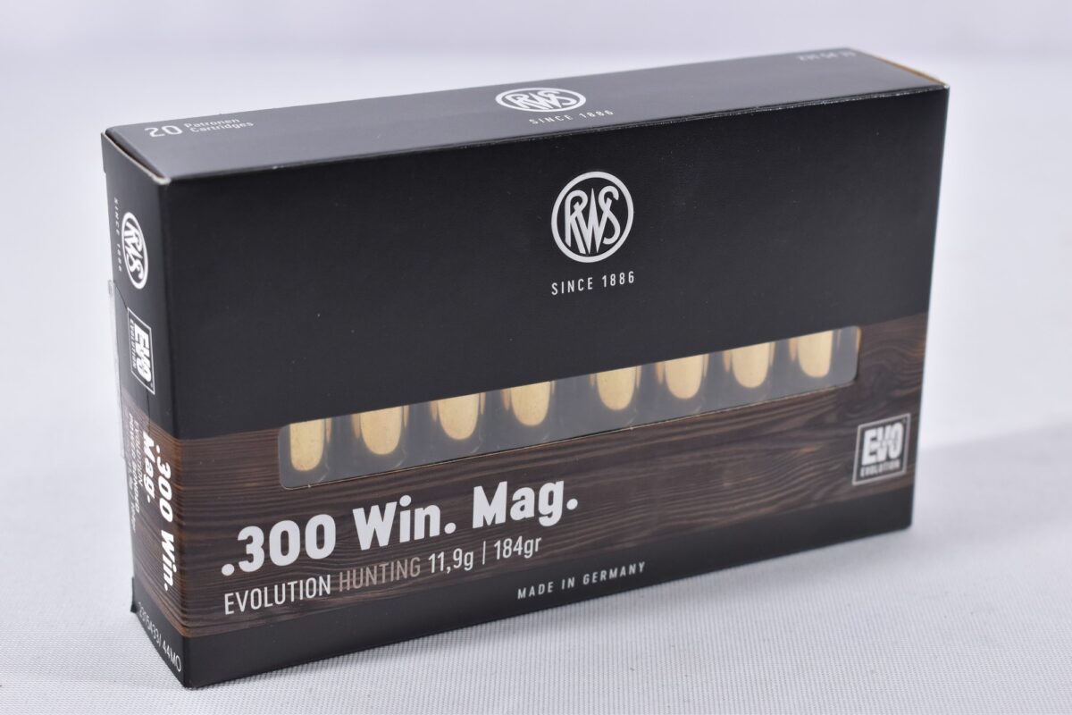 RWS .300 WinMag EVO 184grs / 11 RWS .300 WinMag EVO 184grs / 11