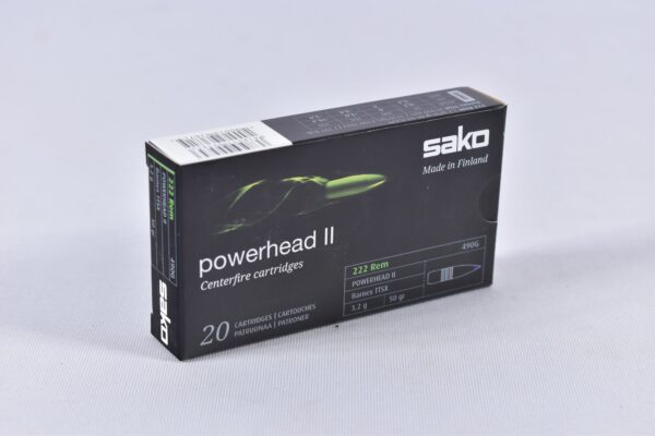 Sako .222 Rem Barnes TTSX 50grs / 3