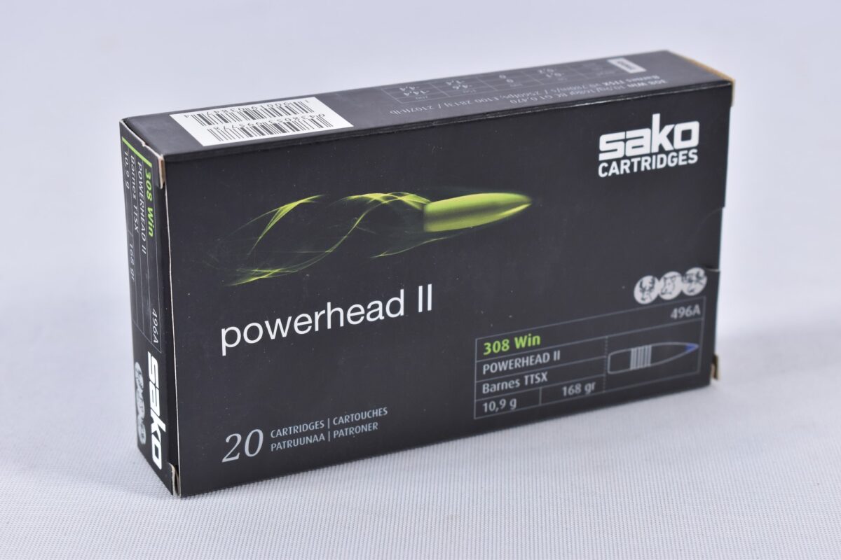 Sako .308 Win PH2 TTSX 168grs / 10 Sako .308 Win PH2 TTSX 168grs / 10