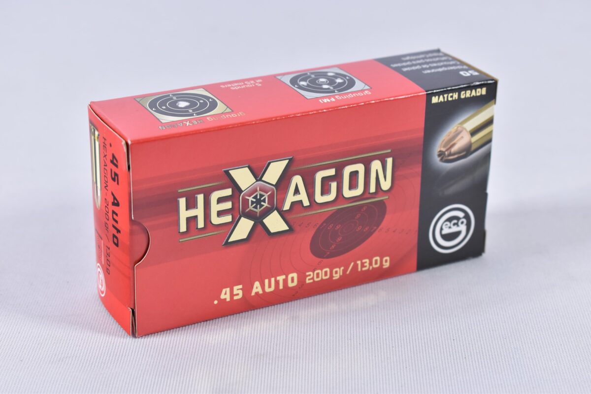 Geco .45 Auto Hexagon 201grs / 13 Geco .45 Auto Hexagon 201grs / 13