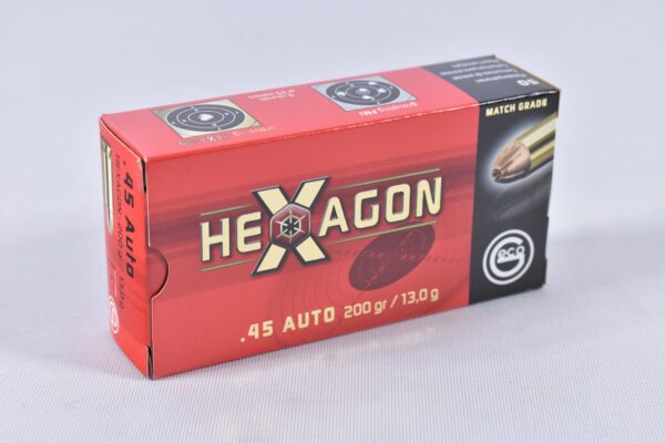 Geco .45 Auto Hexagon 201grs / 13