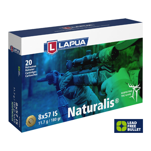 Lapua 8x57JS Naturalis 180grs / 11