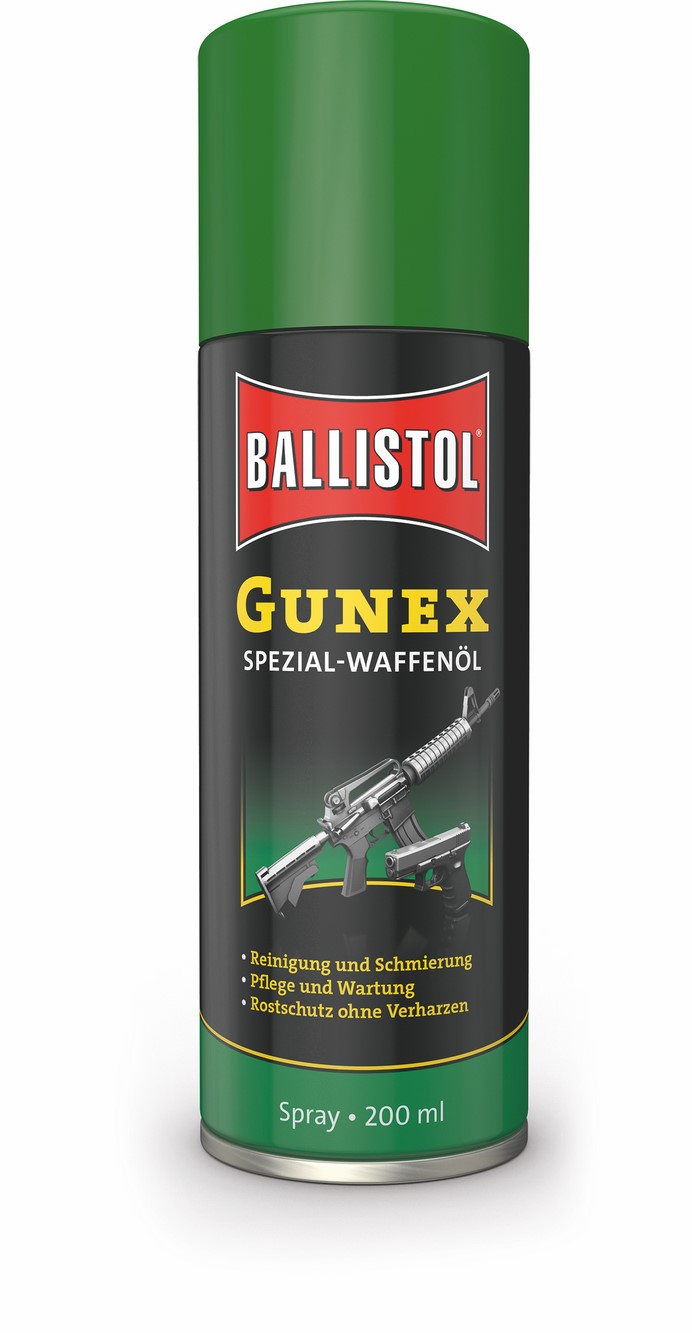 Ballistol Gunex Spezial-Waffenöl Spray 200ml Pflegeartikel Ballistol Gunex Spezial-Waffenöl Spray 200ml Pflegeartikel