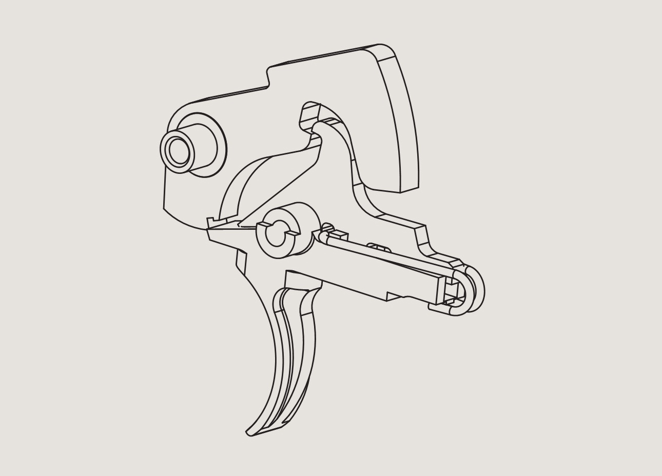 Haenel Matchabzug 1500g für Haenel CR223 Abzug Haenel Matchabzug 1500g für Haenel CR223 Abzug