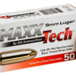 MaxxTech 9mm Luger FMJ 124grs / 8