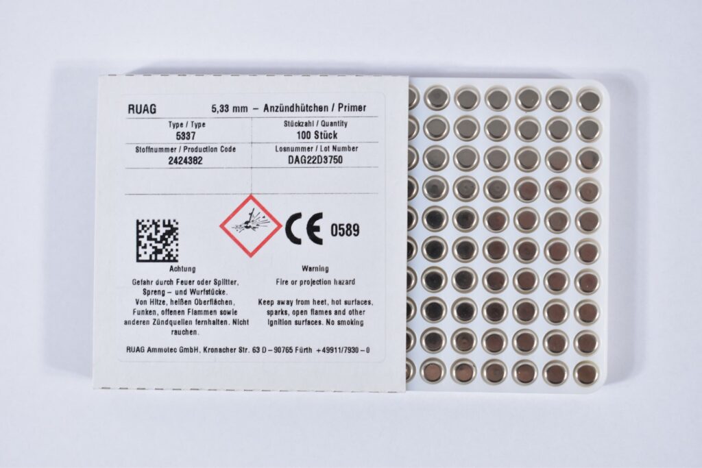 RWS SN Ambosszündhütchen 100STK​ Large Pistol / 5