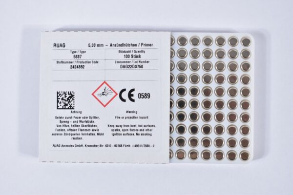RWS SN Ambosszündhütchen 100STK​ Large Pistol / 5