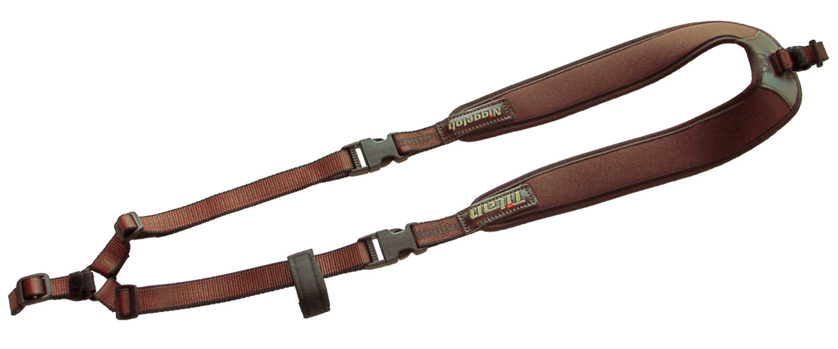 Niggeloh Rucksack-Gewehrgurt Neopren / Braun Gewehrriemen Niggeloh Rucksack-Gewehrgurt Neopren / Braun Gewehrriemen