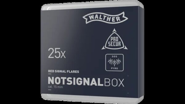 Walther ProSecur Signalsterne 25STK​ 15mm leuchtend rot Leucht- und Knallpatronen