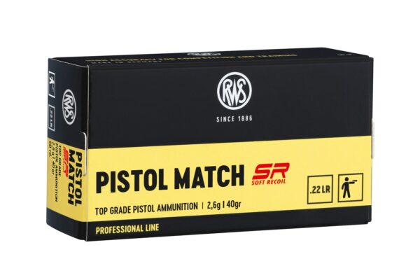 RWS .22 lr Pistol Match SR 40grs / 2