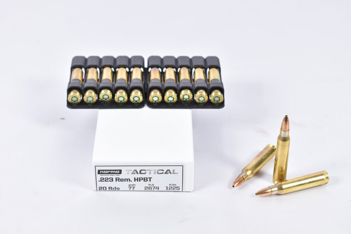 Norma .223 Rem HPBT 77grs / 5 Norma .223 Rem HPBT 77grs / 5