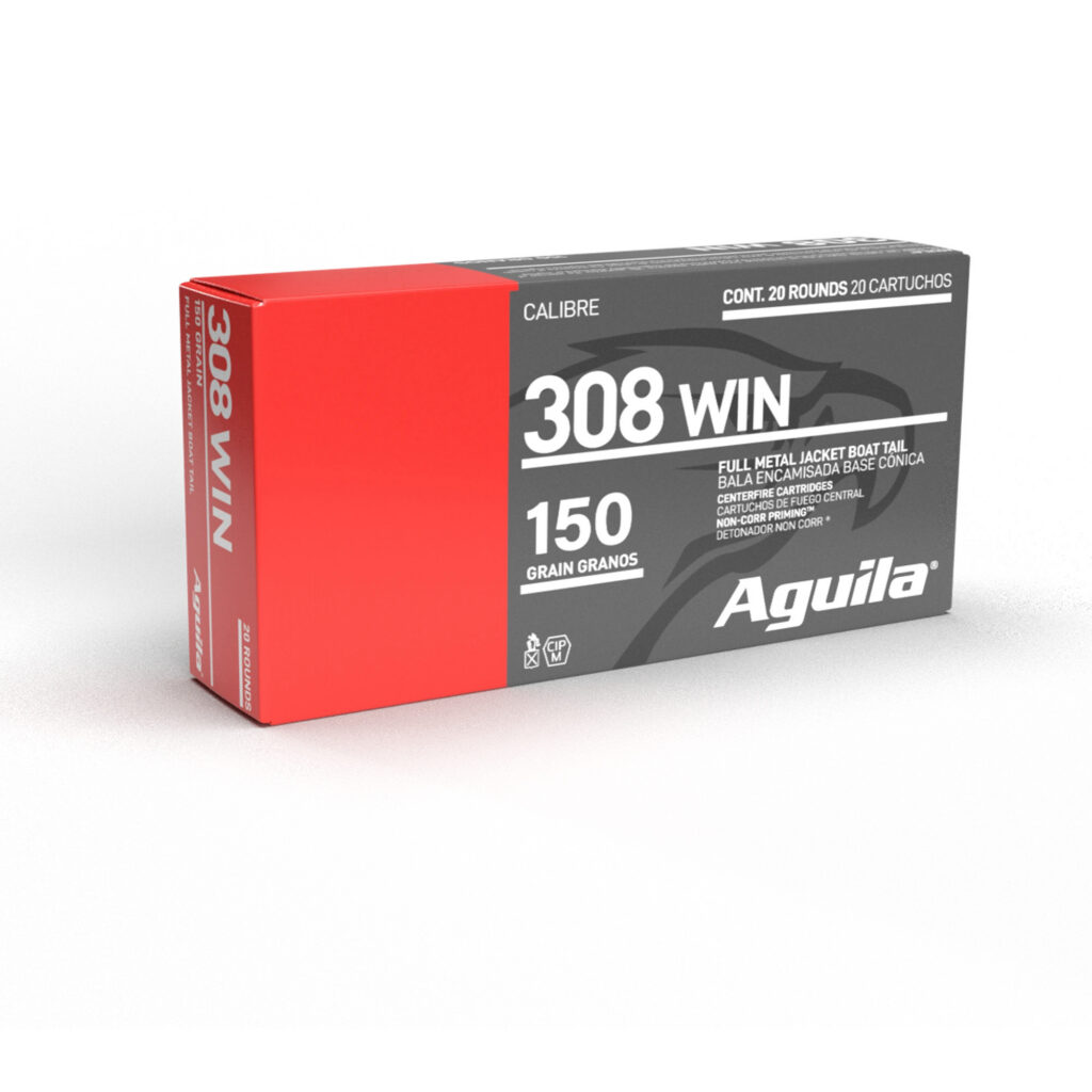 Aguila .308 Win FMJ BT 150grs / 9
