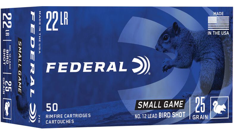 Federal .22 lr Lead Bird Shot 25grs / 1
