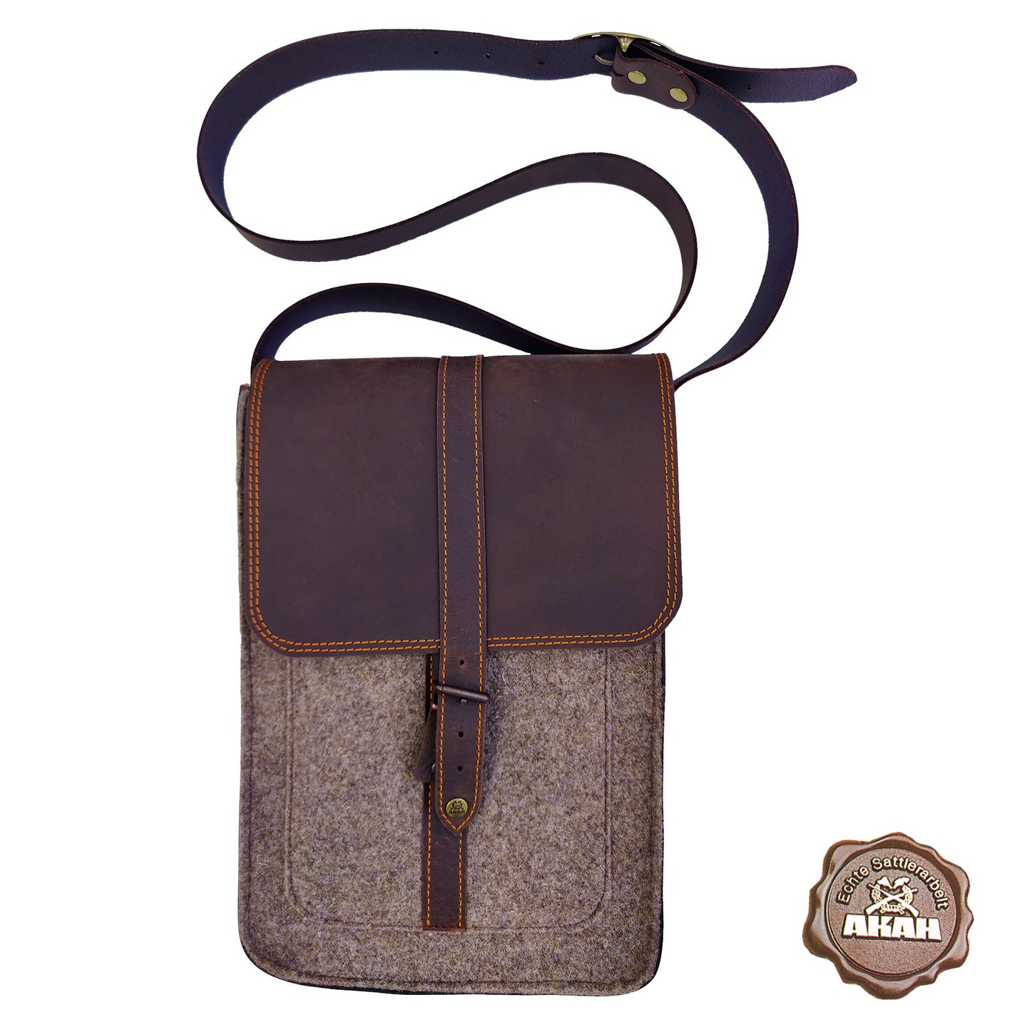 AKAH Messenger-Tasche Wollfilz Tasche AKAH Messenger-Tasche Wollfilz Tasche
