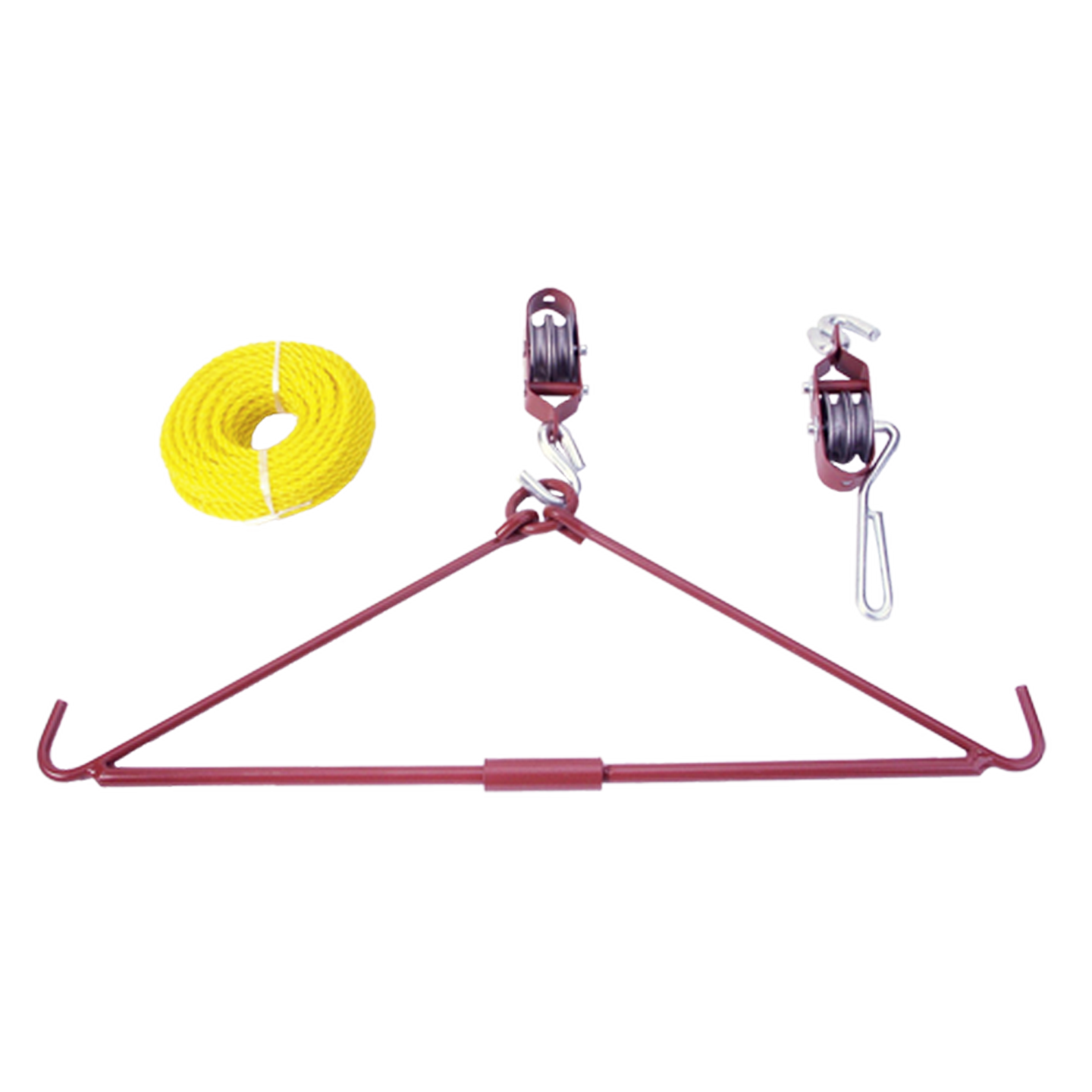 Fritzmann Aufbruchbügel mit Flaschenzug​ ca. 200 kg Gesamtzuggewicht Jagdbedarf